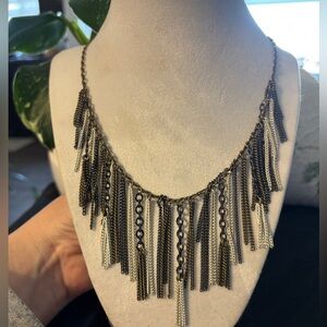 Silpada K&R Fringe Benefits Necklace KRN0083 Chain Fringe 20–22”